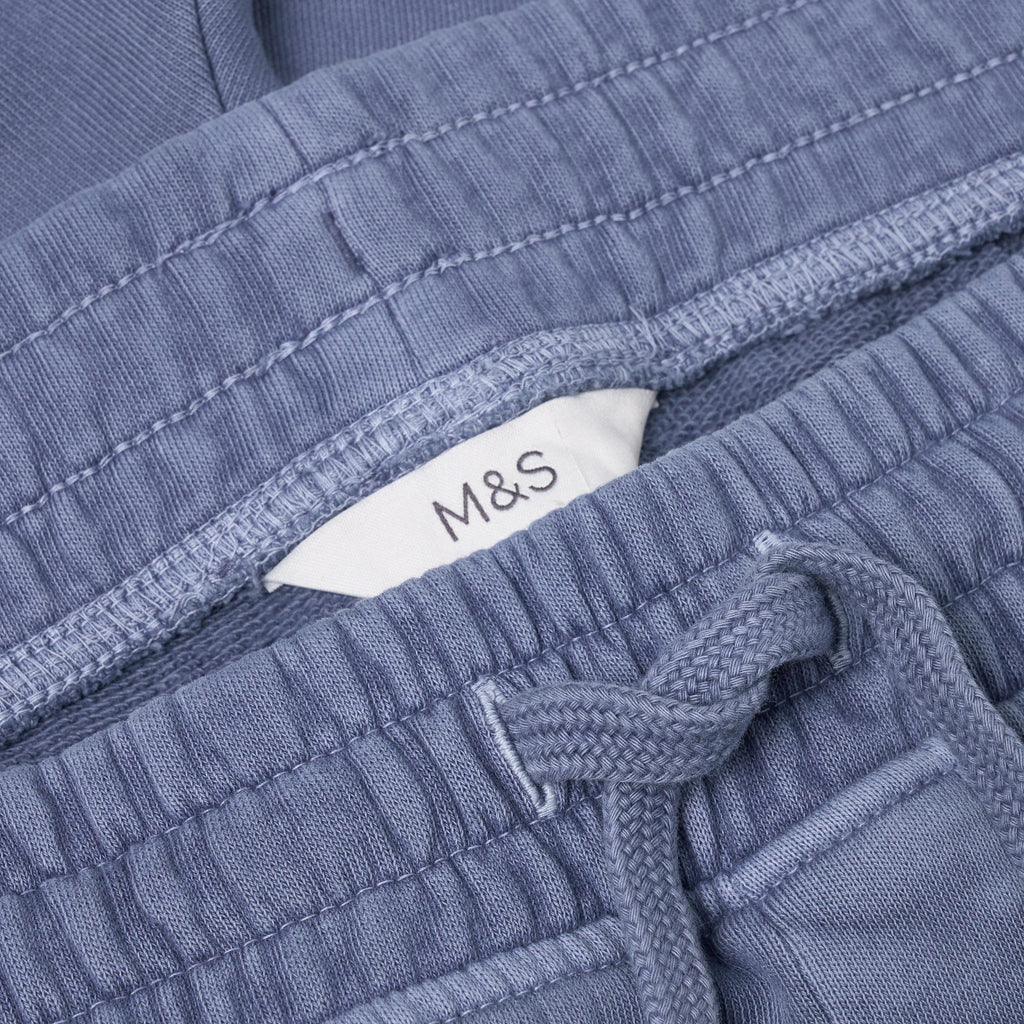M&S Relaxed Fit Pure Cotton Garment Dye Short