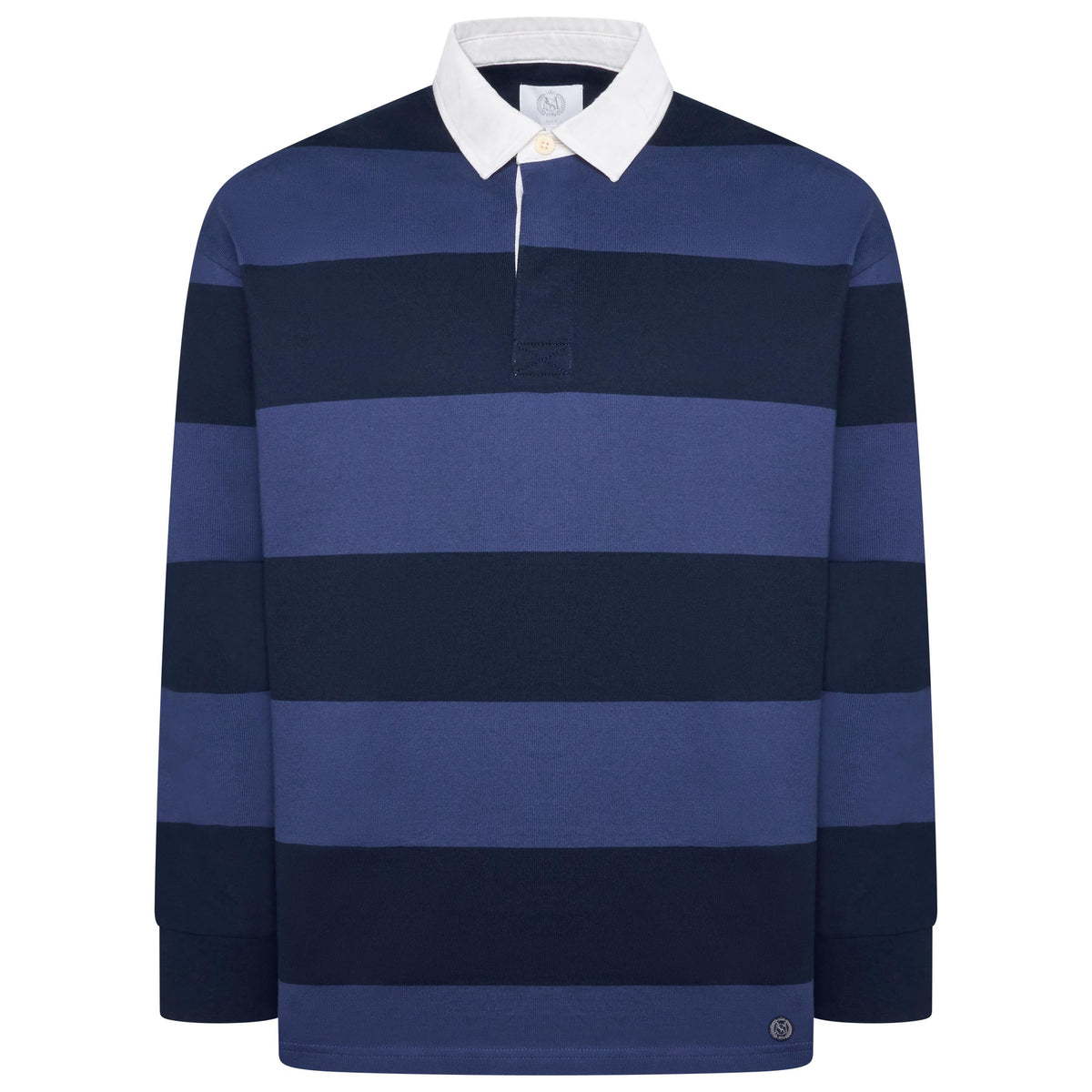 M&S Striped Cotton Rugby Shirt