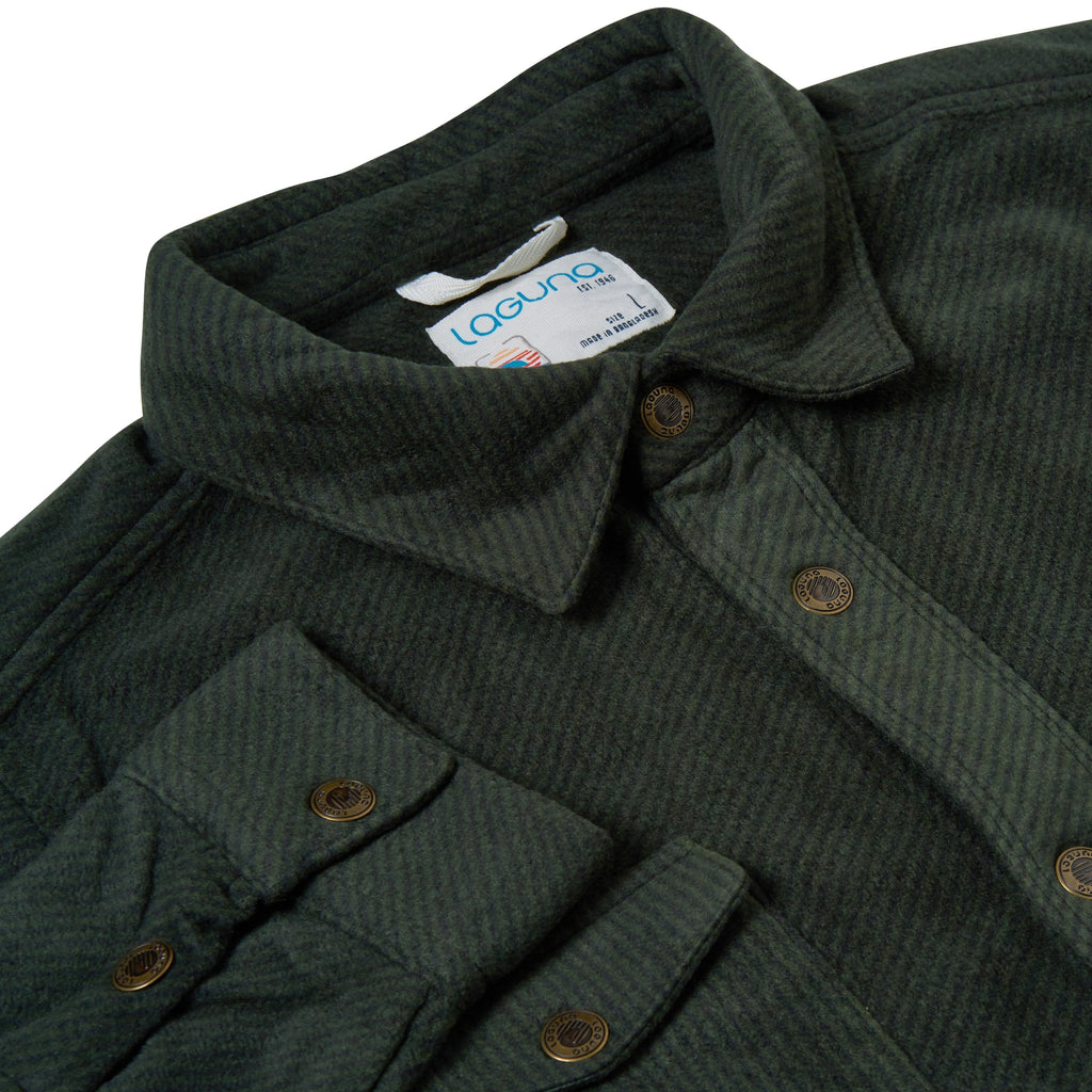 Laguna Brushed Button Up Overshirt
