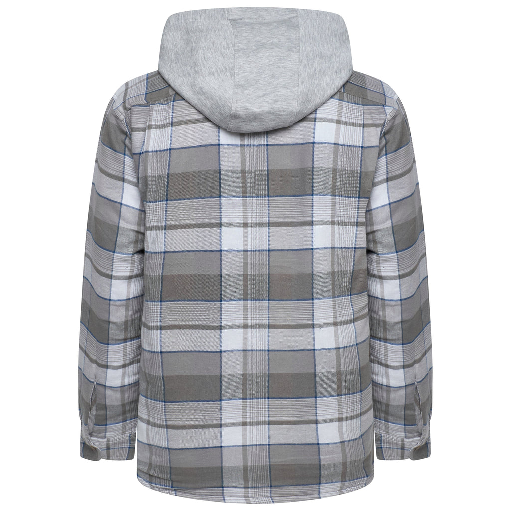 Wrangler Padded Hooded Shirt Jacket
