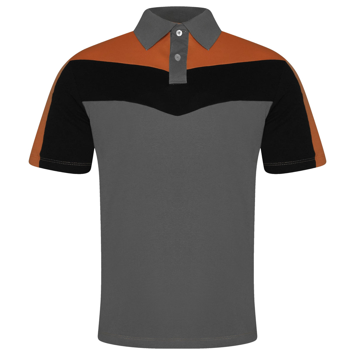 Evryone Contrast Stripe Polo Shirt